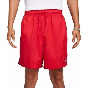 Nike Men's NSW Club Woven Flow Shorts Lined Red Size L NWT